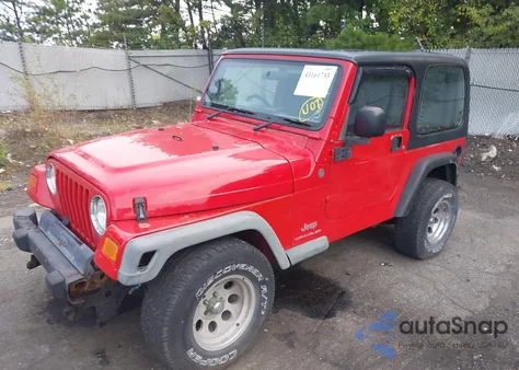 2004 Jeep Wrangler z USA, uszkodzony, nr VIN IJ4F449S54P753220